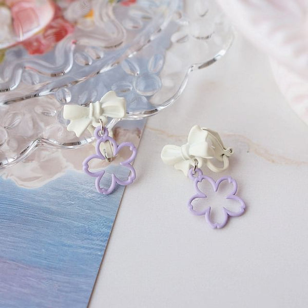 Floral Dangle (Various Earring Designs) Alloy FashionChic