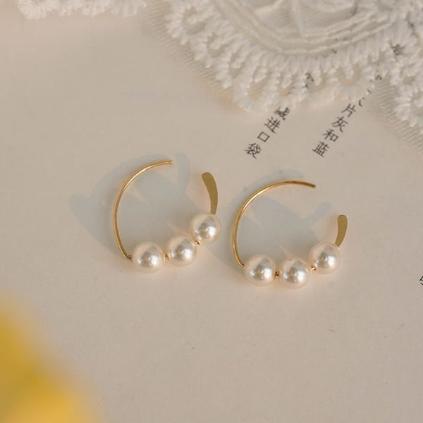 Faux Drop Earring Pearl FashionChic