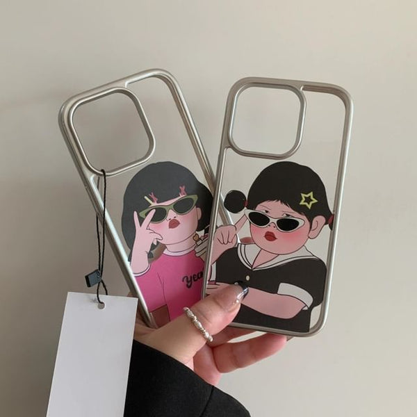 Case Phone Girl Cartoon FashionChic