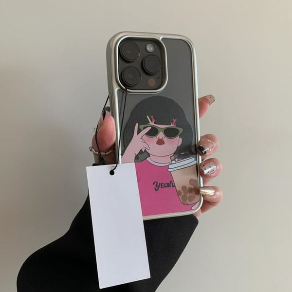 Case Phone Girl Cartoon FashionChic