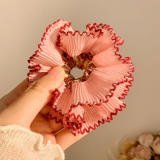 Fabric Accordion Scrunchie FashionChic