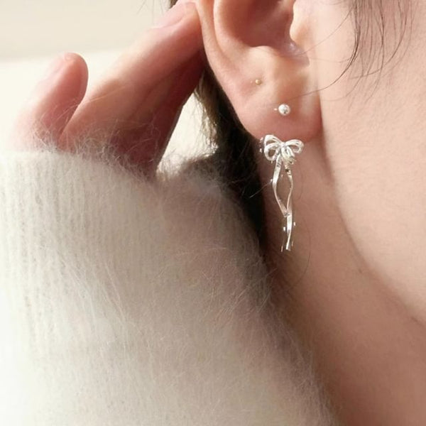 Drop Ribbon Earring FashionChic