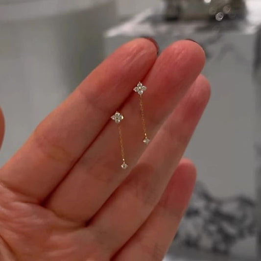 Floral Drop Earring