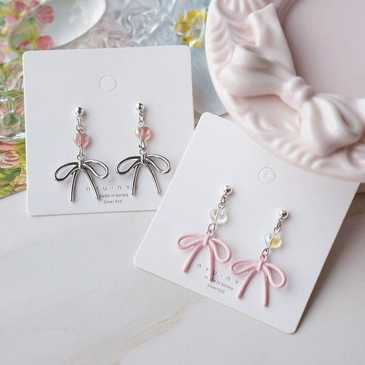 Earring Clip / Drop On Bow
