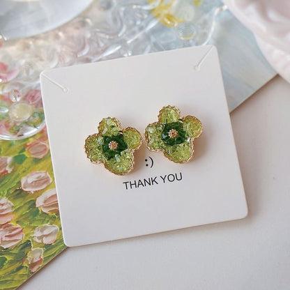 Earring Butterfly Clip / On Flower Stud FashionChic