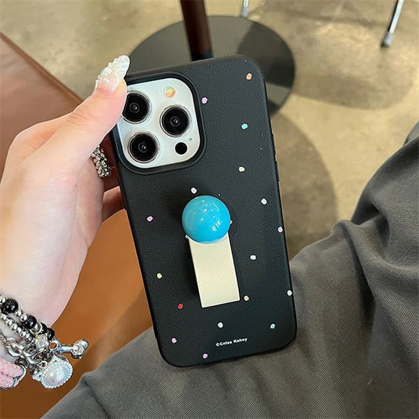 Case Strap Dotted Phone Finger FashionChic