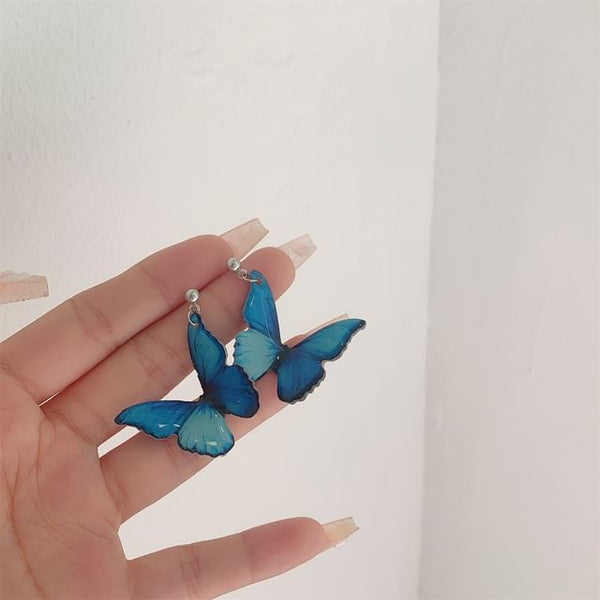 Clip-On Hook / Earring Butterfly Drop FashionChic