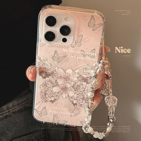 Case Butterfly / Phone Set Strap FashionChic