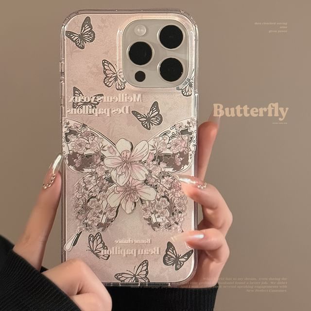 Case Butterfly / Phone Set Strap FashionChic