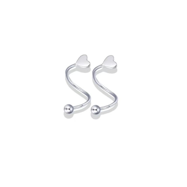 Heart Bead / Jacket Ear Alloy Star FashionChic