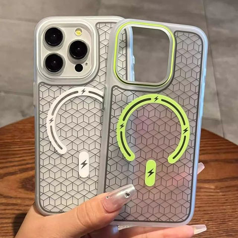 (Compatible Magnetic Phone with Geometric MagSafe) Case FashionChic