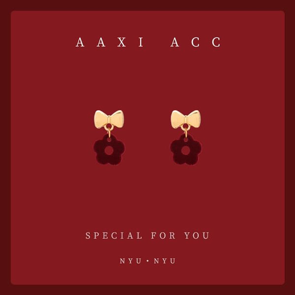 Drop Earring Clip-On Floral / Bow FashionChic