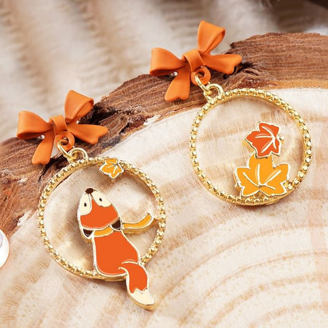 Hoop Earring Fox Clip / On FashionChic