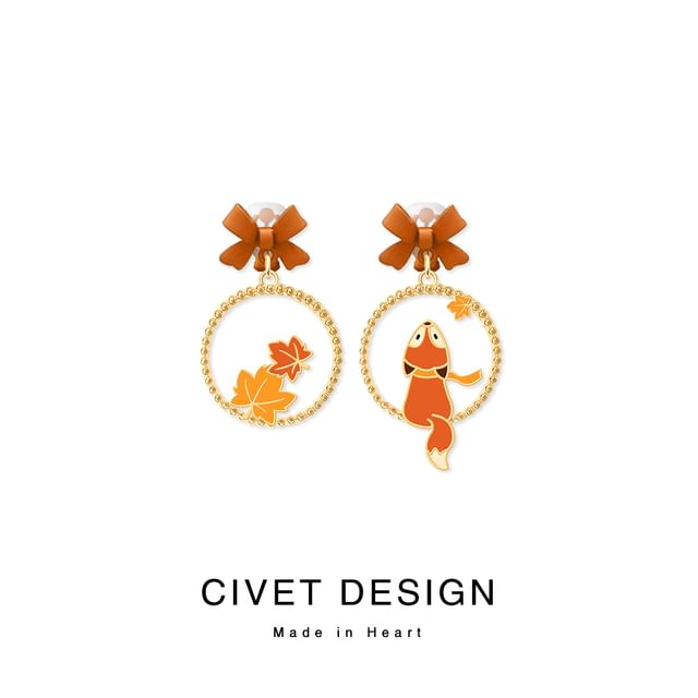 Hoop Earring Fox Clip / On FashionChic