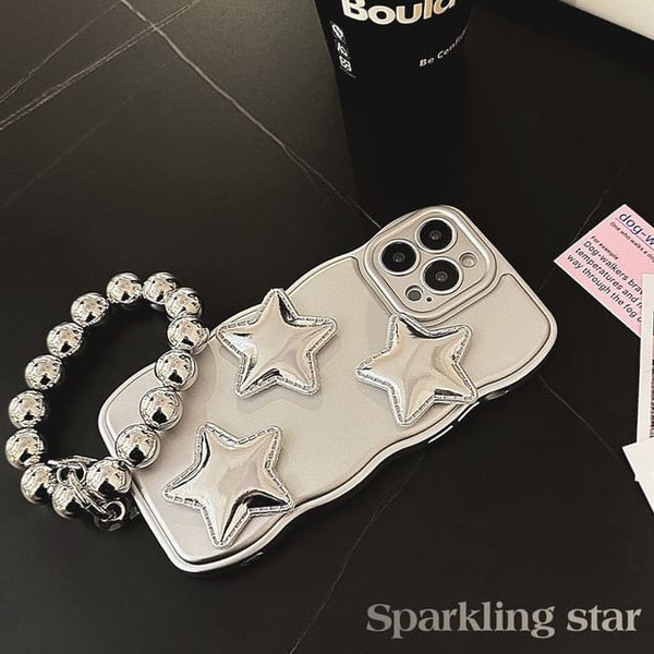 Set / Case Phone Star Strap Patent FashionChic