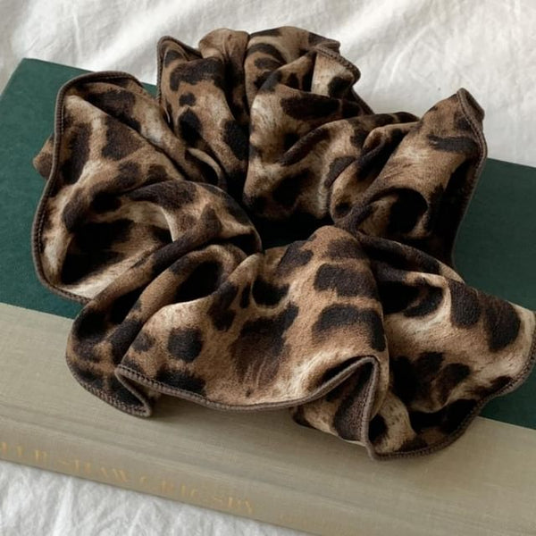 Hair Scrunchie Print Leopard FashionChic