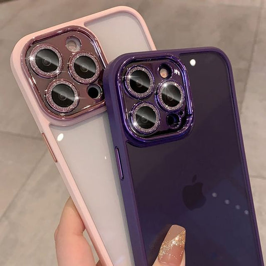 Phone Case Glitter Protection Lens FashionChic