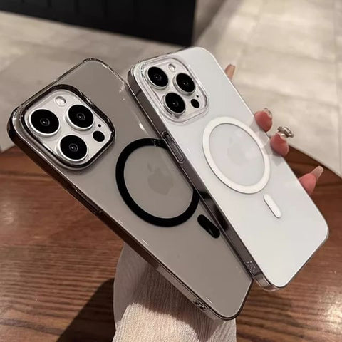 (Compatible with MagSafe) Transparent Phone Magnetic Case FashionChic