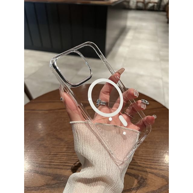 (Compatible with MagSafe) Transparent Phone Magnetic Case FashionChic