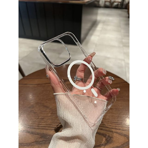 (Compatible with MagSafe) Transparent Phone Magnetic Case FashionChic