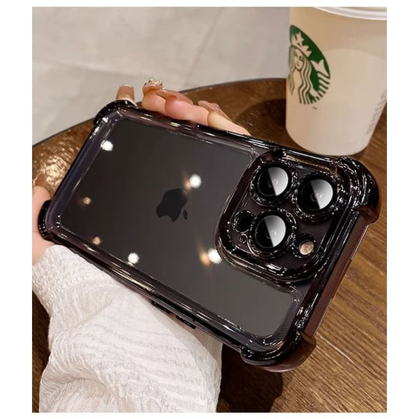 Case Metallic Phone Padded FashionChic