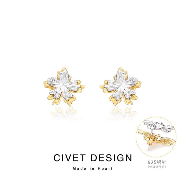 Ear Cuff Jacket Floral Alloy / FashionChic