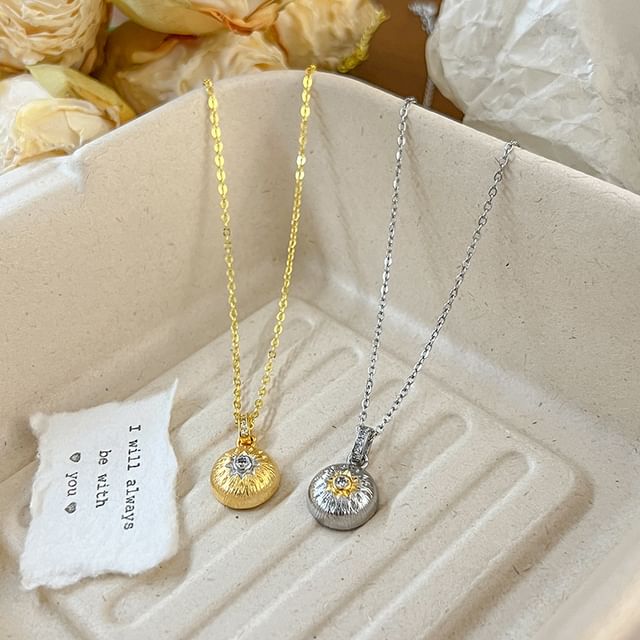 CZ Dome Necklace FashionChic