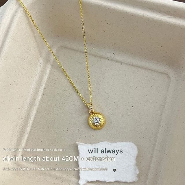 CZ Dome Necklace FashionChic