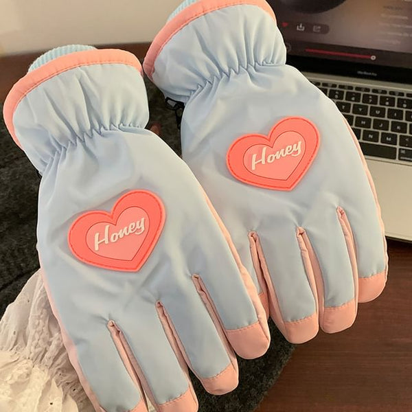 Gloves Tone Two Heart FashionChic