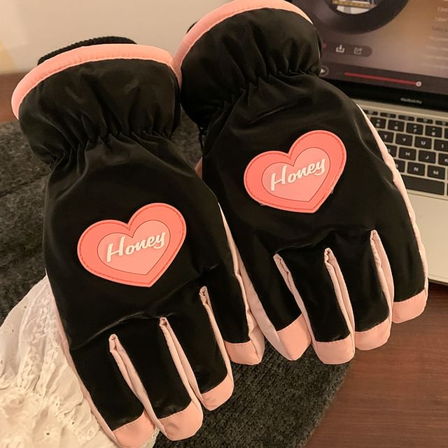 Gloves Tone Two Heart FashionChic