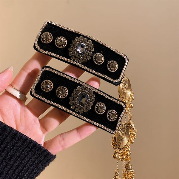 Hair Beaded Clip / Rhinestone Set FashionChic