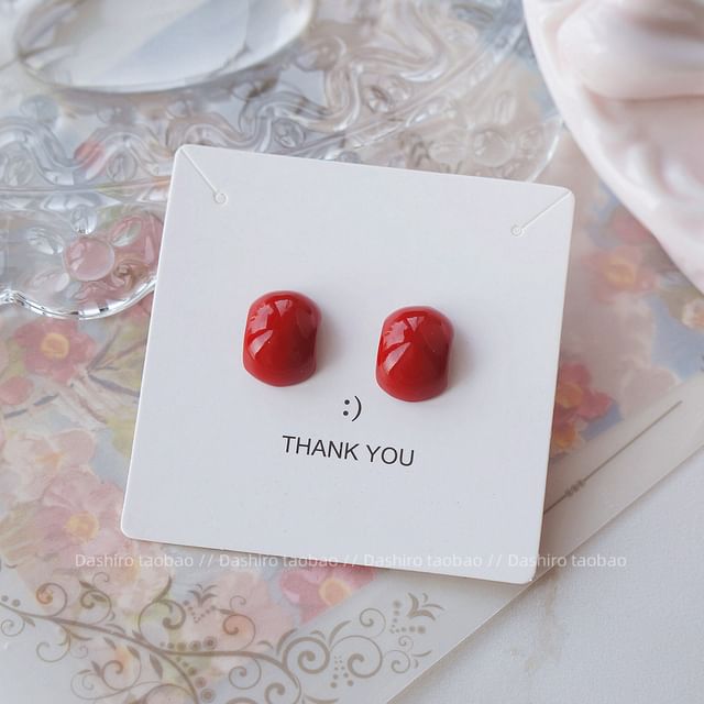 Ear Clip-On Bow Earring Stud Drop / Plain FashionChic