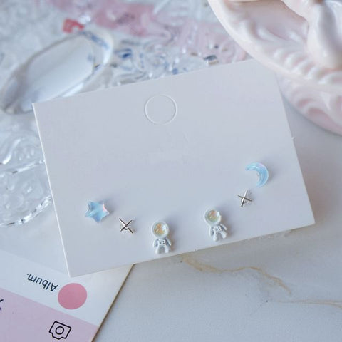 3 Pairs: Set of Earring Star FashionChic