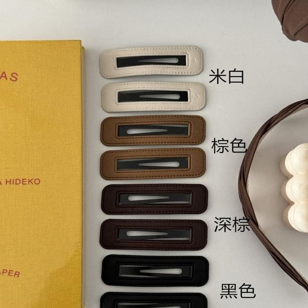 Clip Set Designs) Leather Faux 2: Hair of (Various FashionChic