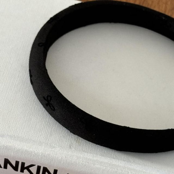 Bow Embroidered Fabric Headband FashionChic