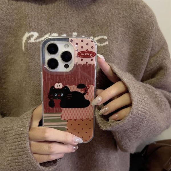 Phone Panel Case Cat Color FashionChic
