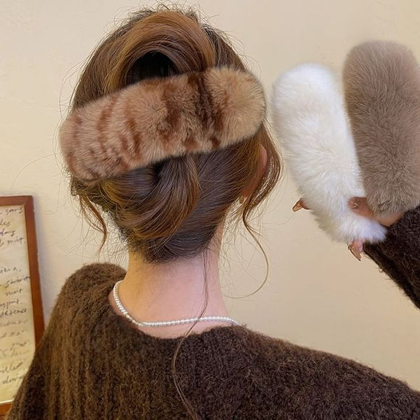 Faux Hair Fur Clip FashionChic