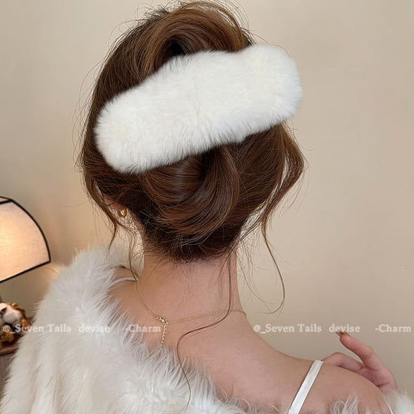 Faux Hair Fur Clip FashionChic