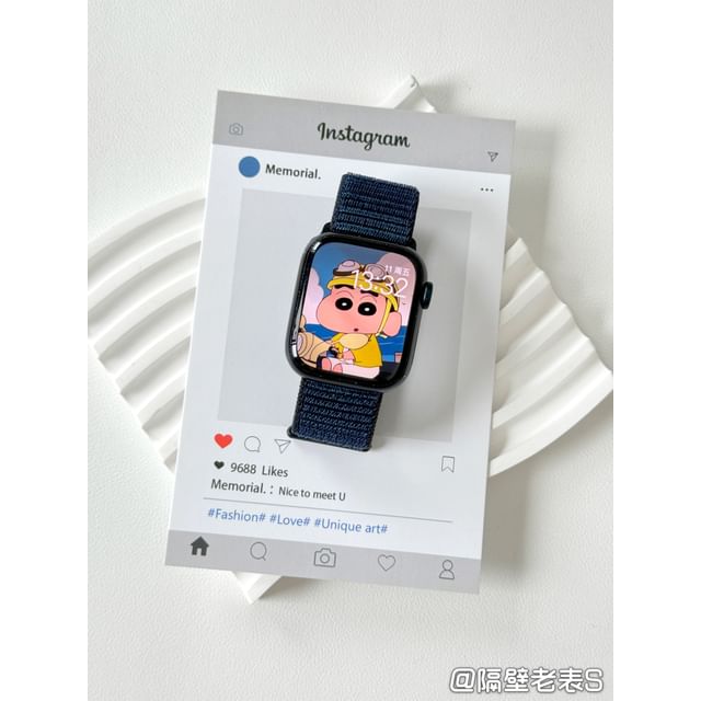 Adhesive Nylon Apple Watch Self Band FashionChic