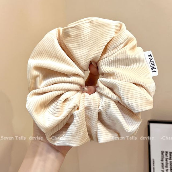 Label Scrunchie Lettering FashionChic