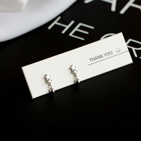 Cuff Star Huggie Sterling Earring S925 Ear / Silver FashionChic