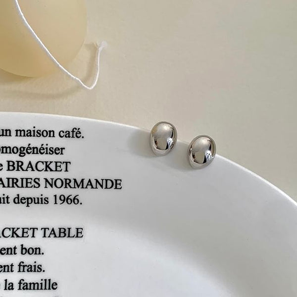 Alloy Polished Stud Earring FashionChic