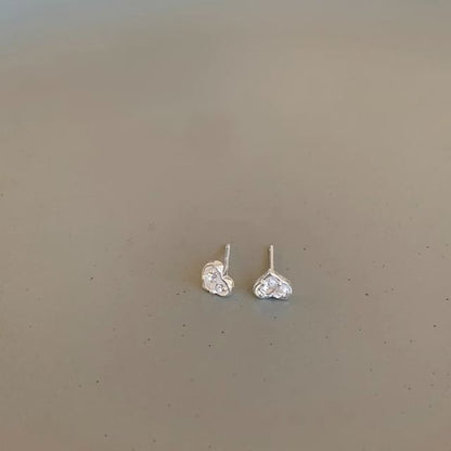 Earring Stud Rhinestone Heart Alloy FashionChic