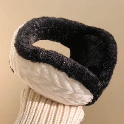 Trim Earmuffs Fluffy Contrast FashionChic