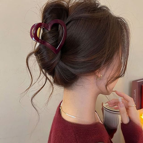 Heart Claw Hair Plain FashionChic