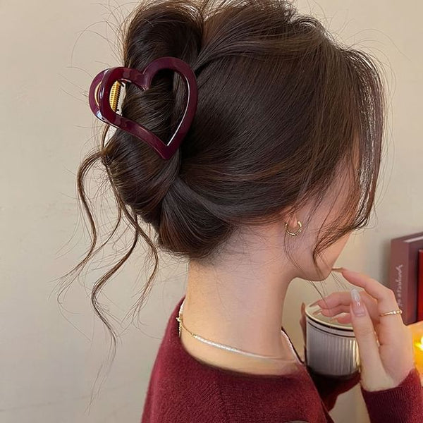 Heart Claw Hair Plain FashionChic