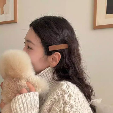 Velvet Hair Plain Clip FashionChic