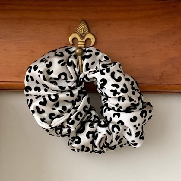 Print Hair Scrunchie Leopard FashionChic