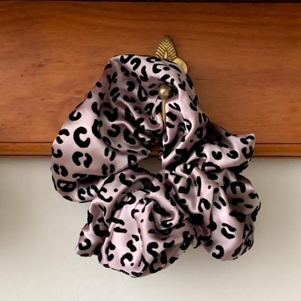 Print Hair Scrunchie Leopard FashionChic