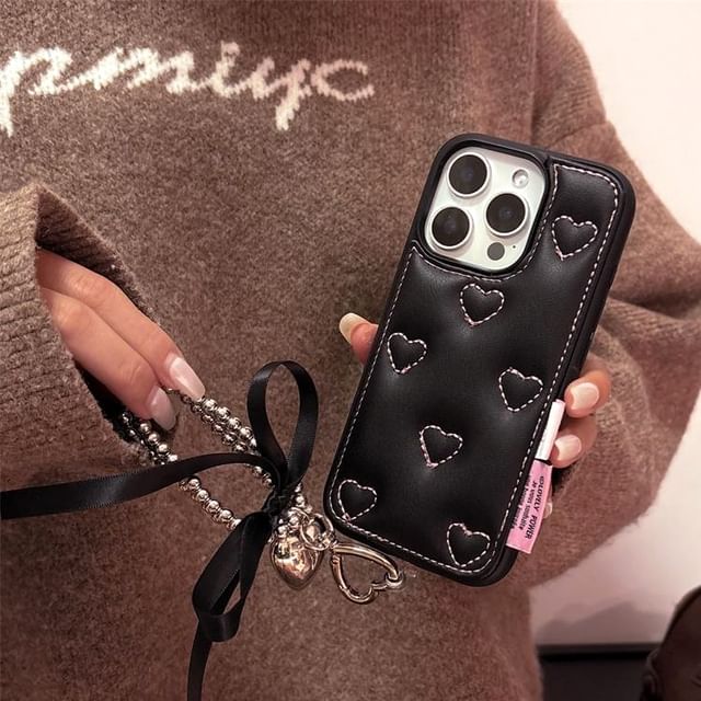 Heart Set Case Strap Phone / FashionChic